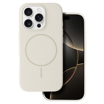 iPhone 16 Pro калъф Liquid Silicone MagSafe /кремаво жълт/