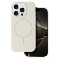 iPhone 14 Pro калъф Liquid Silicone MagSafe /кремаво жълт/