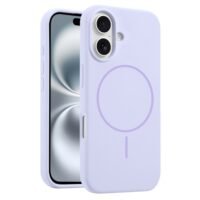 iPhone 16 калъф Liquid Silicone MagSafe /лилав/