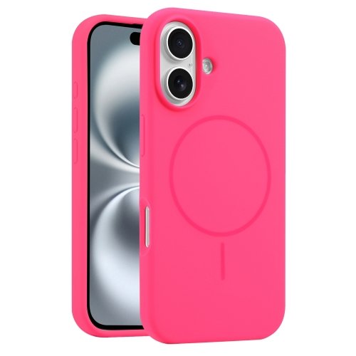 iPhone 16 калъф Liquid Silicone MagSafe /розов/