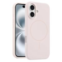 iPhone 16 калъф Liquid Silicone MagSafe /светло розов/