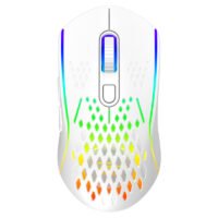 Безжична геймърска мишка Proove Buzz, RGB, 800DPI – 4800DPI, бяла WMBU00022402
