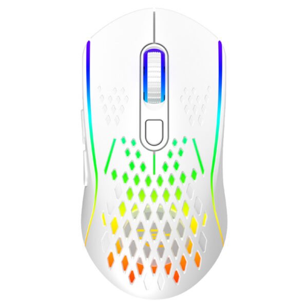 Безжична геймърска мишка Proove Buzz, RGB, 800DPI – 4800DPI, бяла WMBU00022402
