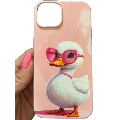 iPhone 13 Калъф ADMIRABLE Collection /pink glasses/