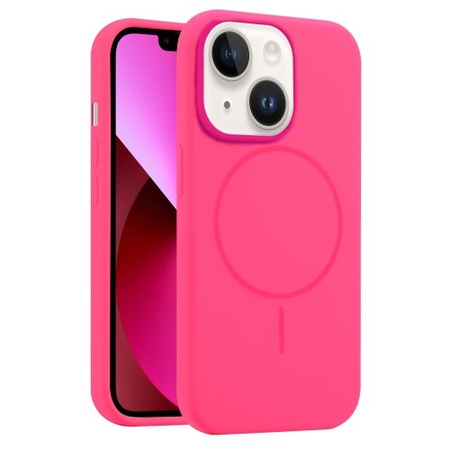 iPhone 15 калъф Liquid Silicone MagSafe /розов/
