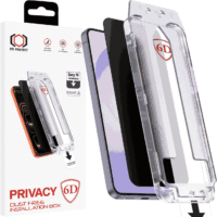 iPhone 16 Pro Стъклен протектор Tel Protect Dust-Free Easy Fit Privacy Full Glue 6D /затъмнен/