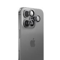 Apple iPhone 16 Pro Протектор за камера Benks от закалено стъклено /сребрист/