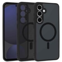 Samsung Galaxy A55 5G Калъф силикон Full Matte MagSafe /Черен/
