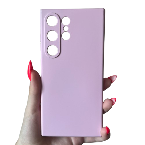 Samsung S24 Ultra Калъф Soft Touch /бебешко розово/