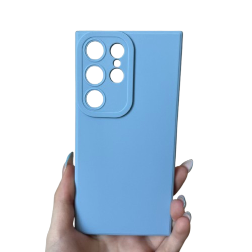 Samsung S24 Ultra силиконов калъф Guard /Светлосин мат/