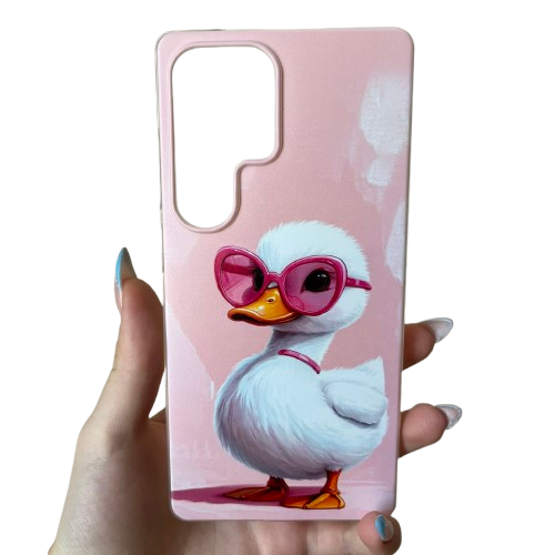 Samsung S25 Ultra Калъф ADMIRABLE Collection /pink glasses/