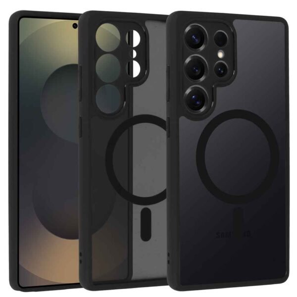 Samsung Galaxy S25 Ultra Калъф силикон Full Matte MagSafe /Черен/