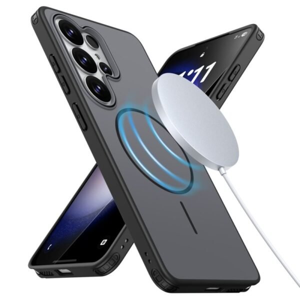 Samsung S26 Ultra Hybrid Armor Case /черен/