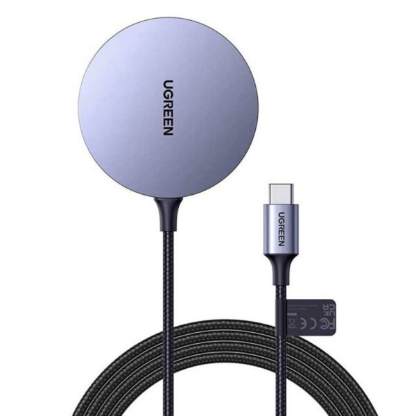 Безжично зарядно устройство UGREEN CD245, 15W, 1.67A, /сиво/