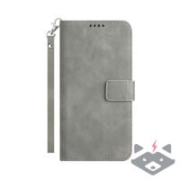 Iphone 16 Pro Калъф тип тефтер Exclusive Wallet /сив/