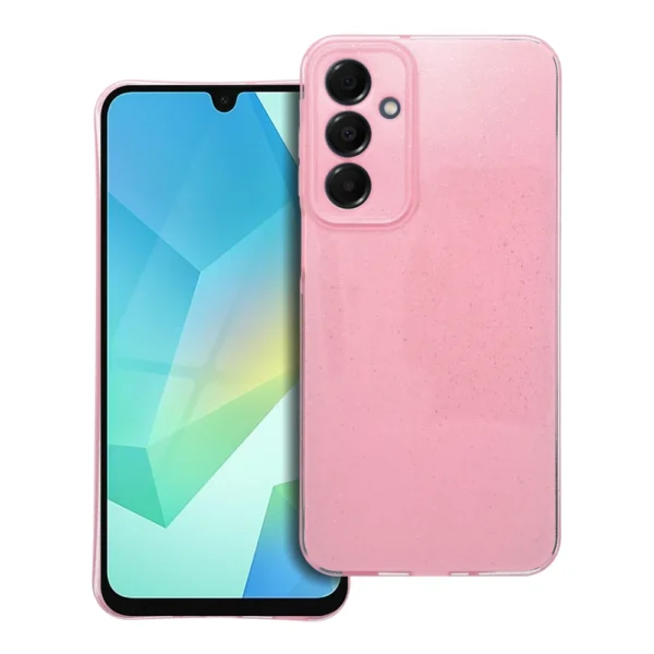 SAMSUNG A16 5G / A16 4G Калъф CLEAR-2 мм/розов/