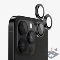 Apple iPhone 16 Pro Протектор за камера Original Lens glass AR +AF /черни/