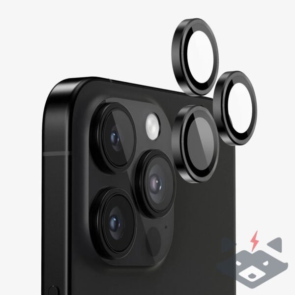 Apple iPhone 16 Pro Протектор за камера Original Lens glass AR +AF /черни/