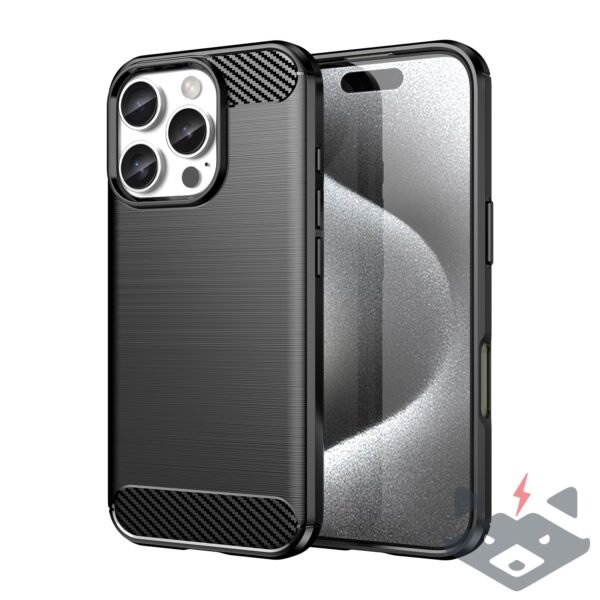 IPhone 16 Pro калъф CARBON /черен/