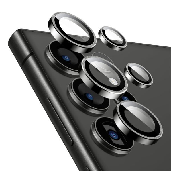 Samsung S23 Ultra Metal Camera Lens Протектор за камера /titanium black/