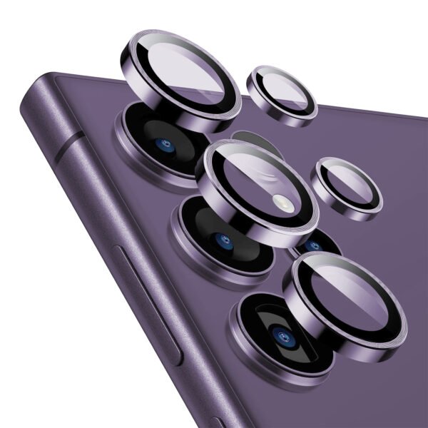 Samsung S24 Ultra Metal Camera Lens Протектор за камера /titanium violet/