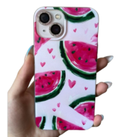 iPhone 14 Калъф AMBER Line Collection /диня/