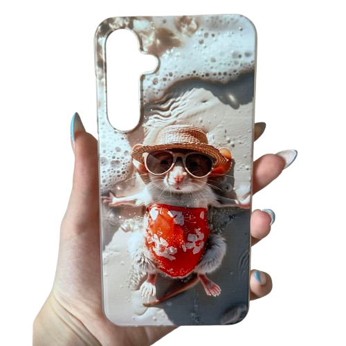 Samsung A55 5G Калъф AMBER Line Collection /мишле/