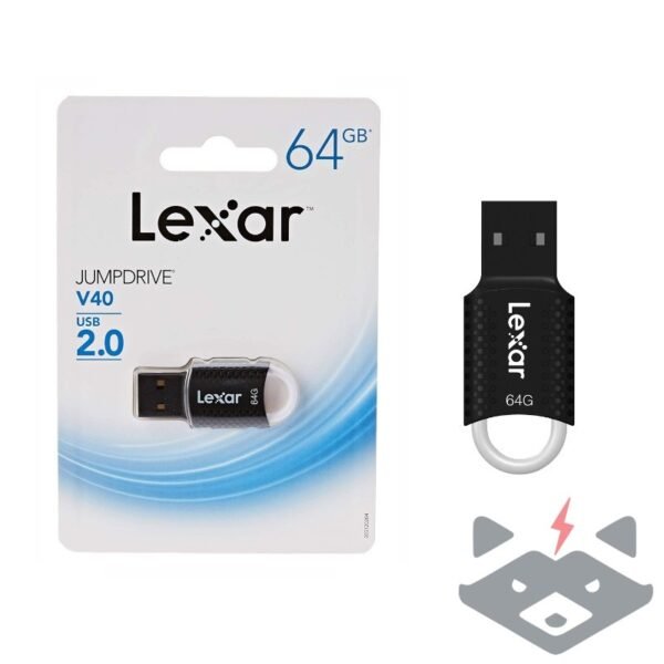USB флаш памет 64GB Lexar JumpDrive V40 USB 2.0 -LJDV40-64GAB