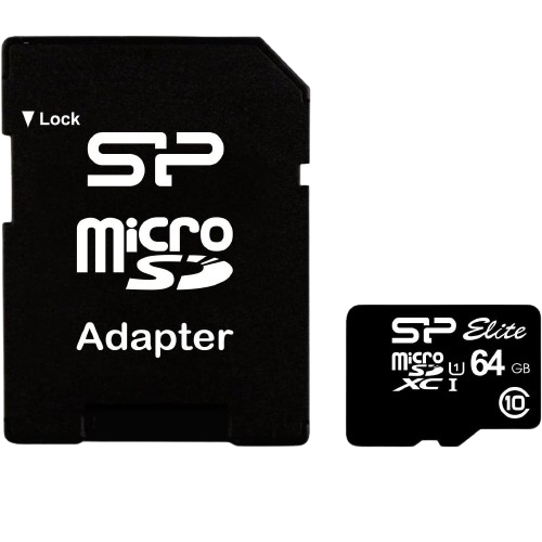 64GB Карта памет Silicon Power Elite CLASS 10